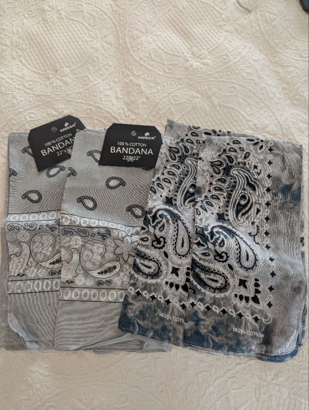 Lot Of 4 Bandanas